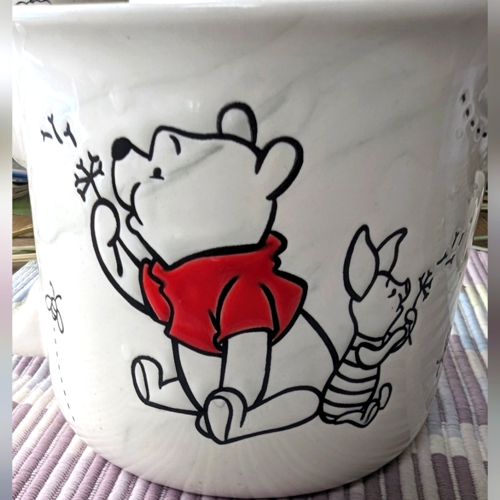 Marbled Winnie the Pooh and Piglet Mug